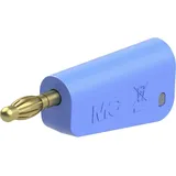 STÄUBLI Lm-4a-39 Lamellenstecker Stecker Stift-ø: 4mm Blau