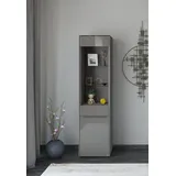 Set One by Musterring Standvitrine Reno 48 x 42 x 185 cm Grau