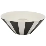 OYOY L301533 Kerzenständer Steingut Schwarz Weiß