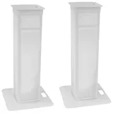 Eurolite 2x Stage Stand variabel inkl. Cover und Tasche Weiß