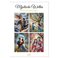Calvendo Mystische Welten, Fantasy Naturzauber (Wandkalender 2026 DIN A3