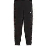 Puma Essentials Graphic Animal Comfort TR CL Damen Jogginghose, schwarz - L