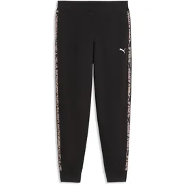Puma Essentials Graphic Animal Comfort TR CL Damen Jogginghose, schwarz - L