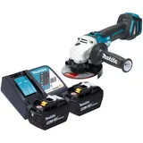 Makita DGA511Z inkl. 2 x 9,0 Ah + Ladegerät 