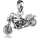 KUZZOI Motorrad Bike Silber 925