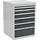 Bedrunka & Hirth Gerätebau GmbH Schubladenschrank H1019xB705xT736mm lichtgrau/grau 7 Schubl.vollauszug