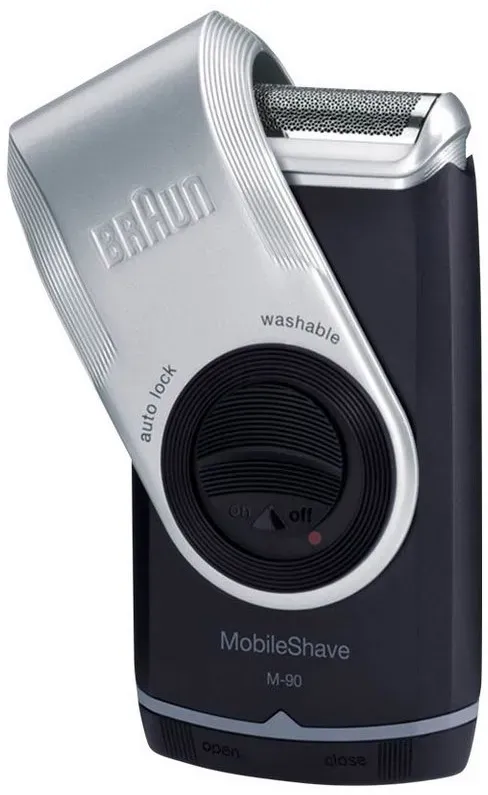 Braun Gesichtshaarrasierer PocketGo M90 MobileShave Reiserasierer