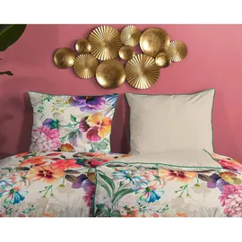 Muller Textil Wendebettwäsche Novara Mehrfarbig 135 x 200 cm + 80 x 80 cm