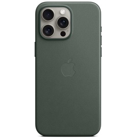 Apple Feingewebe Case mit MagSafe für iPhone 15 Pro Max immergrün