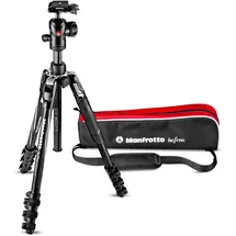 Manfrotto Befree Advanced Stativ mit Hebelverschluss, Reisestativ Kit mit Kugelkopf, tragbar und kompakt, Aluminium Stativ für DSLR Reflex und spiegellose Kameras, Kamera-Zubehör