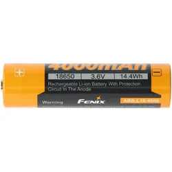 Fenix ARB-L18-4000 18650 Li-Ion Akku, mit Schutzschaltung, 3,6 Volt 4000mAh
