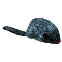 Trixie Zappel Maus 8 cm grau