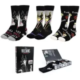 Cerdá Disney Villains Socken 3 Paare Schwarz 36-43