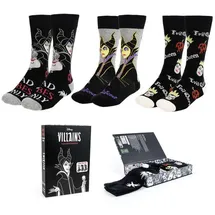 Cerdá Disney Villains Socken 3 Paare Schwarz 36-43