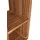 bene living Teakregal 2 Fächer 80 x 40 x 40 cm Braun