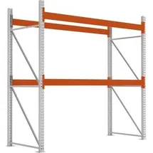 Meta Palettenregal MULTIPAL 2700 x 2700 x 1100 mm verzinkt rotorange 3 Ebenen bis 990kg