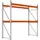 Meta Palettenregal MULTIPAL 2700 x 2700 x 1100 mm verzinkt rotorange 3 Ebenen bis 990kg