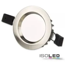 Fiai IsoLED Sys-90 Abdeckung rund Aluminium Chrom matt rückversetzt für Einbaustrahler