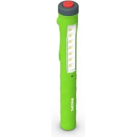 Philips Xperion 3000 Penlight LED Stiftleuchte akkubetrieben 1.4W (100lm) und zusätzlichem LED-Spotlicht (50lm), Magnetclip, USB-C