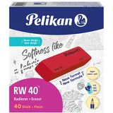 Pelikan Pelikan® 606127 Radierer RW 40 - 20 x 8 x 57 mm, rot, Kunststoff
