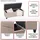 MCW Sitzbank Kriens Schwarz 45 x 114 x 45 cm