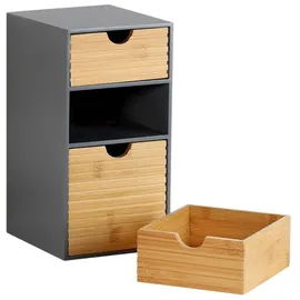 KESPER Organizer 14 x 16 x 27 cm 1-tlg. Grau/Natur