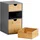 KESPER Organizer 14 x 16 x 27 cm 1-tlg. Grau/Natur