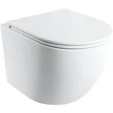 Omnires Ottawa Wand-WC mit WC-Sitz Weiß matt