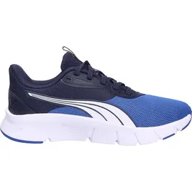 Puma flexfocus lite modern jr Jungen Sportschuh in Blau, Größe 4 - Blau/Weiß/Dunkelblau - 37