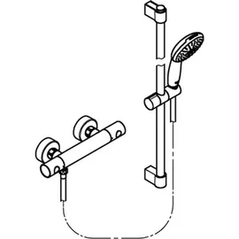 Grohe Grohtherm 800 Cosmopolitan Thermostatbatterie Chrom 34768001