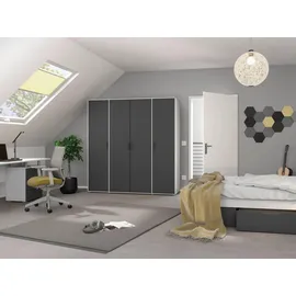 Rauch Wäscheschrank VOYAGER Otto ́s Choice 187 x 194 x 53 cm Grau/Weiß