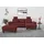 sit&more Ecksofa SIT & MORE "Westham L-Form", rot (bordeaux), B:275cm H:88cm T:172cm, 100% Polyester, Sofas, Ecksofa, Recamiere, mit oder ohne Bettfunktion, Bettkasten, Füße wengefarben