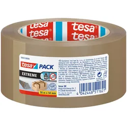 Tesa 58645-00000-00, Braun, Bündelung, Verpackung, Polyvinylchlorid (PVC), 50 m,