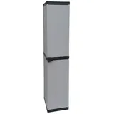 Kunststoffschrank  (L x B x H: 39,5 x 34 x 168 cm, Traglast Einlegeboden: 25 kg)