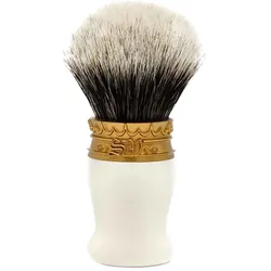Saponificio Varesino Shaving Brush - Pewter / Ivory Imitation handle