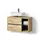livinity Waschbeckenunterschrank 100 x 60 x 45,5 cm Braun