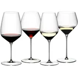 Riedel Glas Veloce Weinglas Kristallglas 0,57 l 4 St.