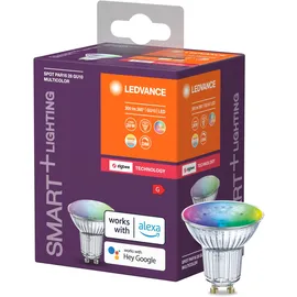 LEDVANCE SMART+ LED Strahler GU10 Zigbee DIMM 4,9W RGBW Dimmbar App Google & Alexa