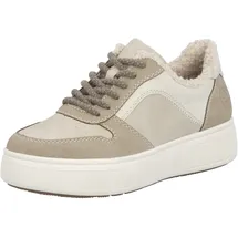 Rieker Plateausneaker Damen Beige 43