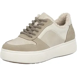Rieker Plateausneaker Damen Beige 43