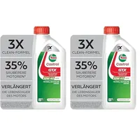 Castrol GTX 10W-40 A3/B4 Motoröl, 1L (Packung mit 2)