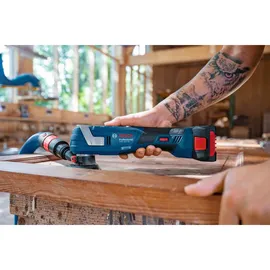 Bosch GOP 18V-34 inkl. 2 x 4,0 Ah + Ladegerät in L-Boxx 136