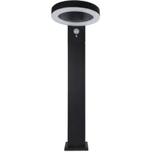 REV Ritter LED Solar Stehleuchte Rund Metall schwarz IP44