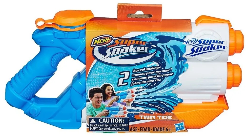 Hasbro E0024 - Nerf Super Soaker - Twin Tide