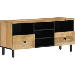 TV-Schrank 100x33x46 cm Massivholz Mango