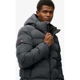Superdry Hooded Sports Puffer Jacket Ebony S