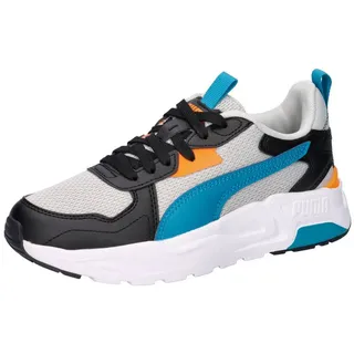 Puma Trinity Lite JR Sneaker, Cool Light Gray-Tropical Blue Black 38