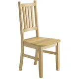 Erst-Holz Küchenstuhl Massivholzstuhl Esszimmerstuhl Kiefer Stuhl Eris 90.71-01-D Set