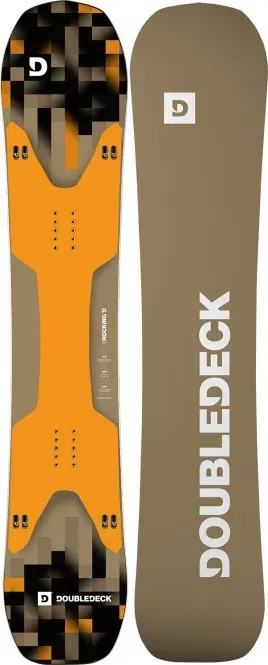 DOUBLEDECK ROCKING D Snowboard 2026 orange - 155