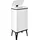 Wellhome WELL HOME MOBILIARIO - DECORACIÓN Intelligenter Mülleimer mit automatischem Öffnen oder Handkontakt, 50 l, 35,5 x 26 x 83,5 cm, weiß.